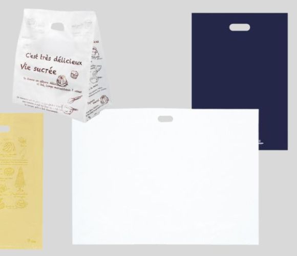 プラスチック手穴ポリ袋の種類とサイズ