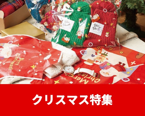 クリスマスラッピング資材・店舗資材特集